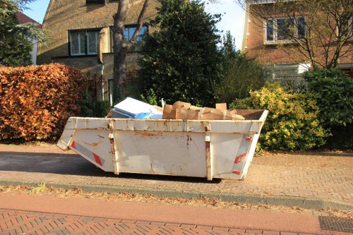 Environmentally friendly waste disposal methods during construction